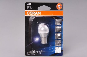 Светодиодная лампа Osram W5W 6000K 1W 2шт.